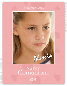 Etichetta Vino
8 dicembre 2013
Alessia
Santa
Comunione