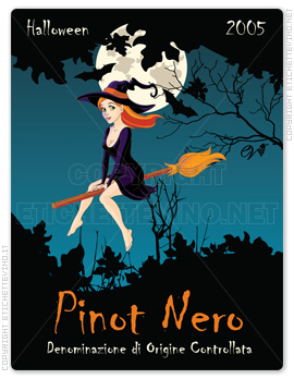 Etichetta Vino
Halloween
2005
Pinot Nero
Denominazione di Origine Controllata